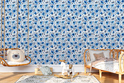 Azure, navy and white, a Pattern Graphic by Anya-D (Thumbnail 8 of 9)
