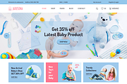 Baby Shop HTML Template - Jadusona, a Bootstrap Template by HasThemes (Thumbnail 2 of 3)