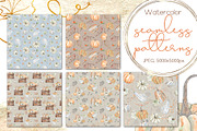 Pumpkins. Watercolor collection, an Object Graphic by Ana-Sakuta (Thumbnail 12 of 17)