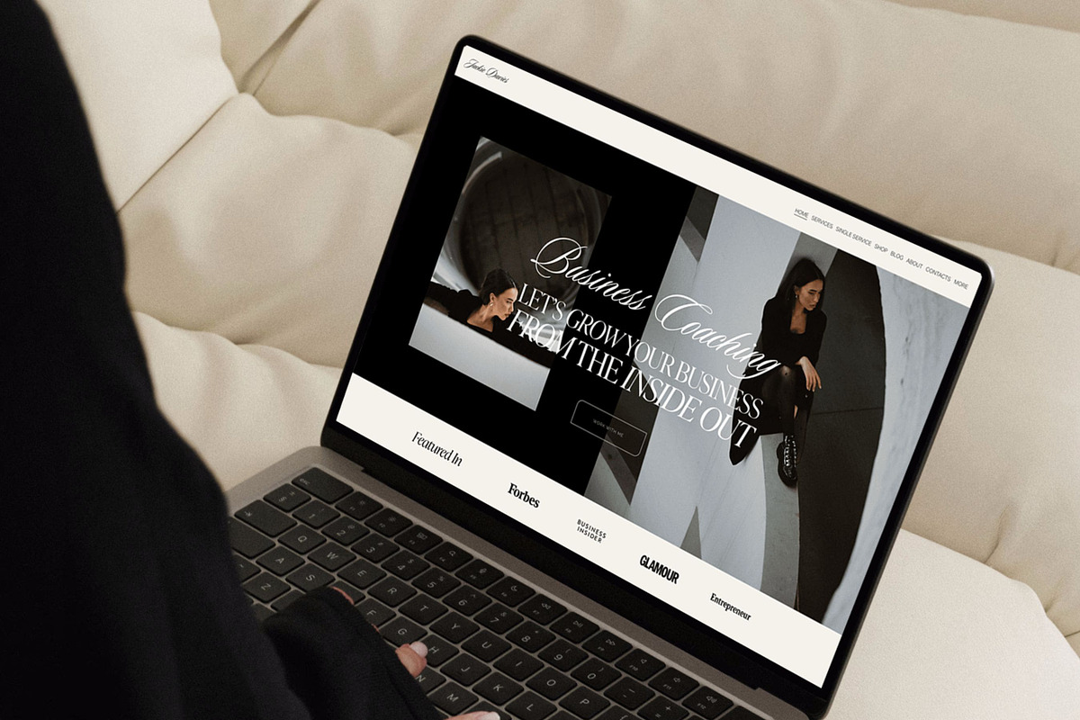 Squarespace Website Template coach, a Squarespace Template by Presentibox (Photo 9 of 10)