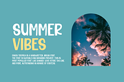 Fancy Tropica Summer & Holiday Font, a Handwritten Font by QR Design Studio (Thumbnail 2 of 7)