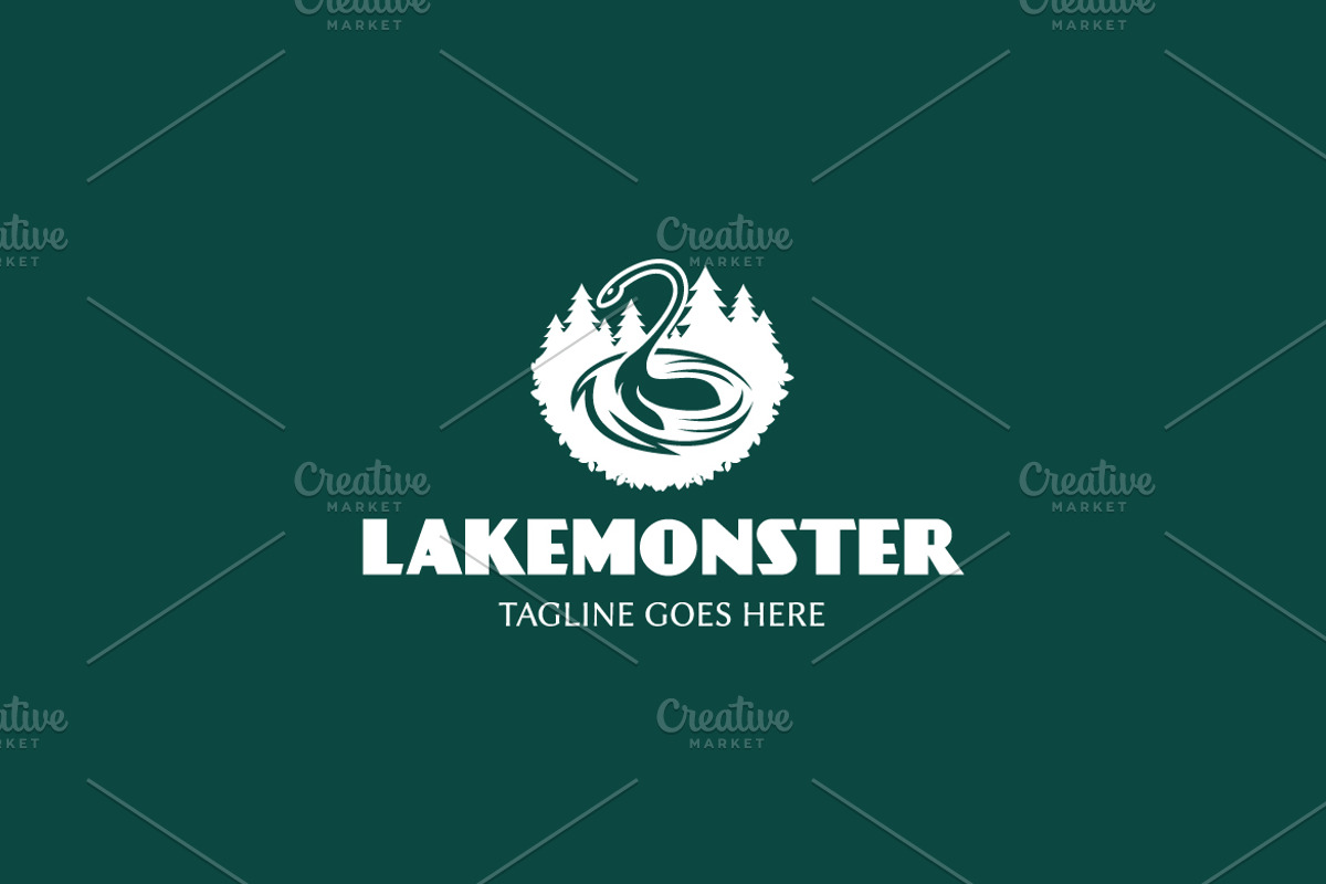 Lake Monster Legendary Dinosaur Logo, a Branding & Logo Template by ashenterprise (Photo 2 of 3)