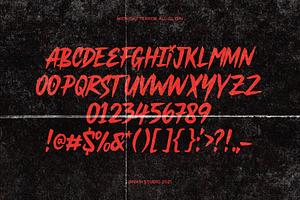 Midnight Terror - Horror Font