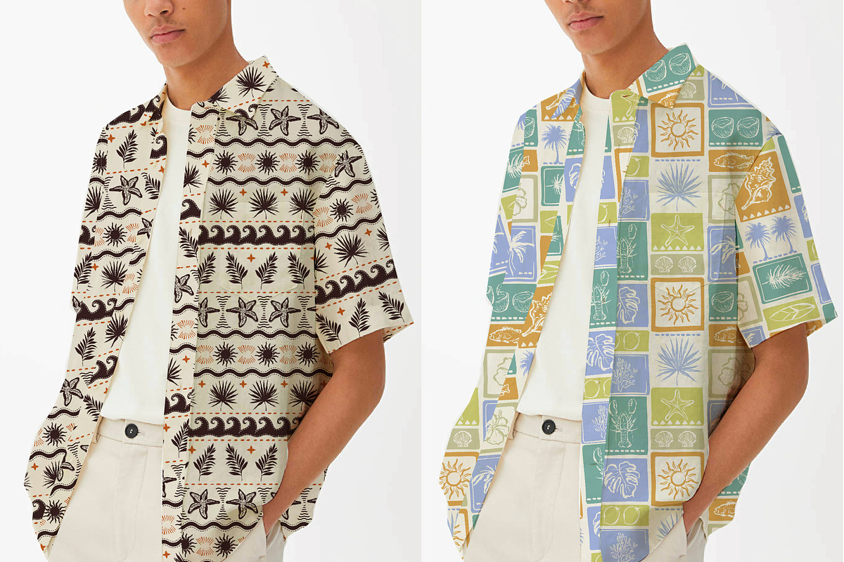 Nostalgic Coastal, a Pattern Graphic by MSNTY STUDIOX (Photo 25 of 36)