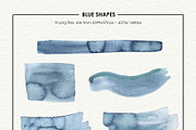 Abstract Watercolour Shapes, a Texture Graphic by Sweet Oh Sour (Thumbnail 6 of 8)