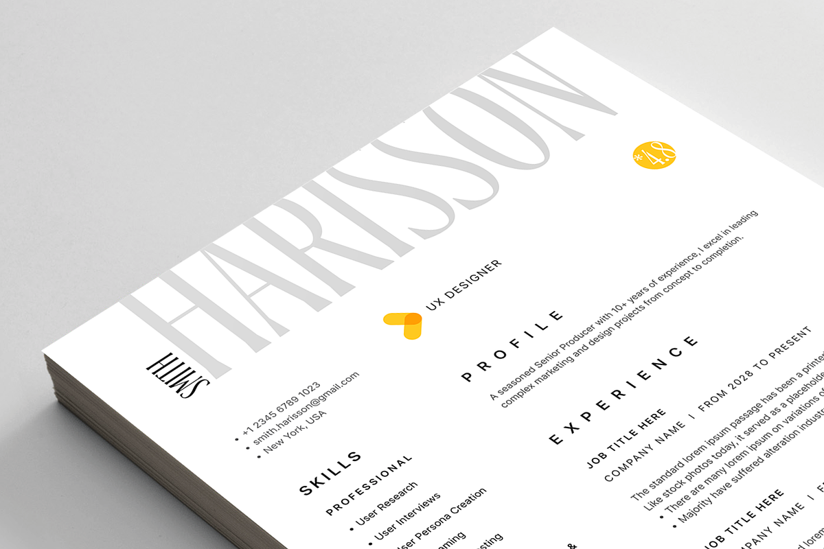 Resume/CV, a Resume Template by Reuix Studio (Photo 5 of 5)