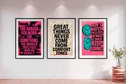 Bold Letter Quote Prints for Office, a Pattern Graphic by LaVika (Thumbnail 8 of 9)
