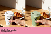 Japandi Coffee Cup Branding Mockup, a Packaging Mockup by ABC Studio (Thumbnail 1 of 2)