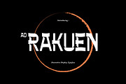 AO Rakuen - Decorative Typeface, a Sans Serif Font by OwunStudio (Thumbnail 1 of 15)