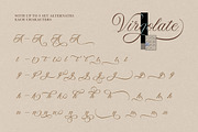 Virgolate - Wedding Font, a Script Font by Letterhend Studio (Thumbnail 8 of 9)