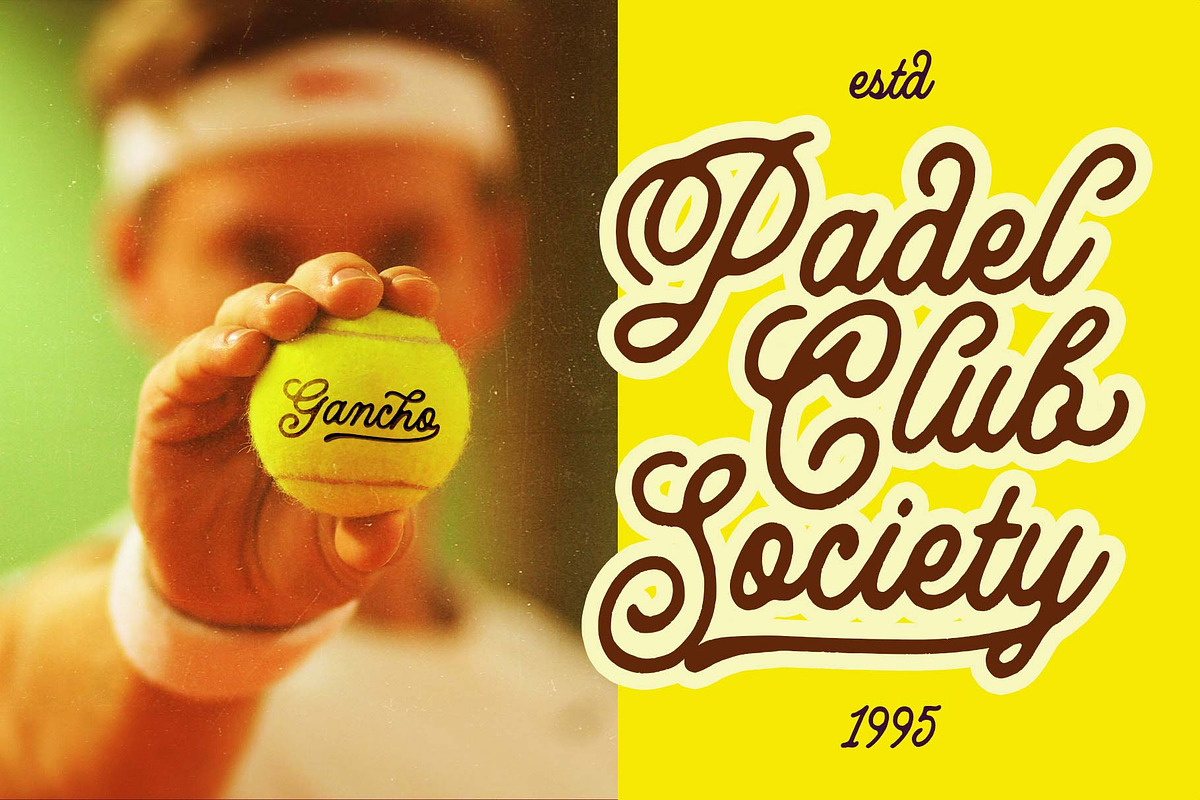 Gold Yard; Vintage Script, a Script Font by Eko Bimantara (Photo 2 of 10)