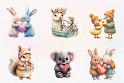 Kawaii Knitted Animals Mother's Day, an Illustration by CreationArt (Thumbnail 4 of 5)