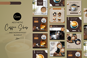 Aesthetic Coffe Shop Instagram Post, a Social Media Template by Pixel Blend (Thumbnail 2 of 8)