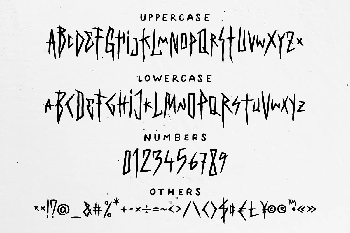 Big Fish DD - rock metal font, a Blackletter Font by doffdog (Photo 2 of 6)
