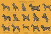 Terrier dogs Silhouettes, an Animal Illustration by pet design shop (Thumbnail 6 of 13)