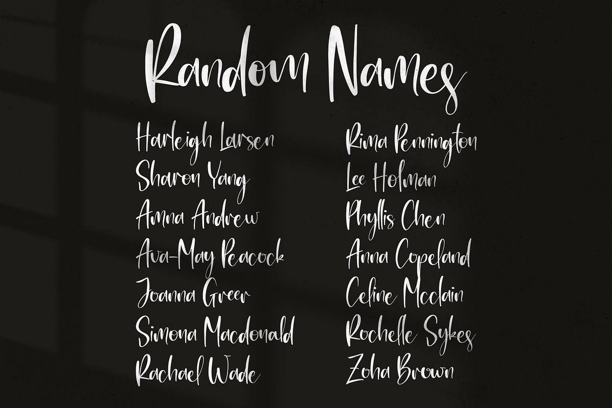 Rossalyta Nataly, a Handwritten Font by Integritype Studio (Photo 5 of 10)