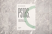 50 poster mockup bundle glued paper, an Advertising Mockup by FoundImages (Thumbnail 39 of 55)