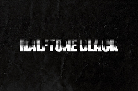 Halftone Black, a Blackletter Font by Nickhard