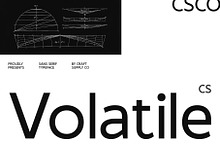 CS Volatile – Contemporary Font