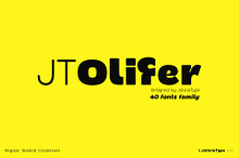 JT Olifer | 40 Fonts Family