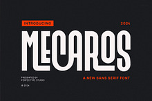 Mecaros Modern Ligature Sans Serif