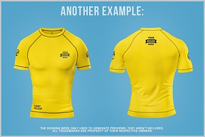 Short Sleeve Compression T-Shirt PSD