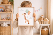 Safari Animals Watercolor clipart, an Animal Illustration by ElenaPlatovaArt (Thumbnail 13 of 15)