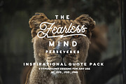Inspirational Typography Pack, an Illustration by Nomad Stockpile (Thumbnail 1 of 6)