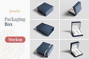Jewelry Packaging Box Mockups, a Packaging Mockup by h3design (Thumbnail 2 of 11)