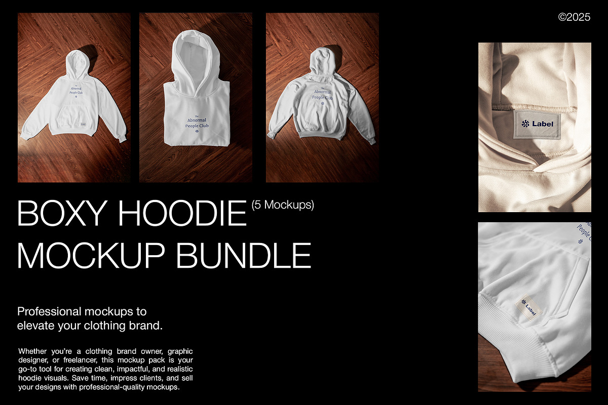 Boxy Hoodie Flat Lay Mockup, a Hoody Mockup by Mocktopia (Photo 1 of 11)