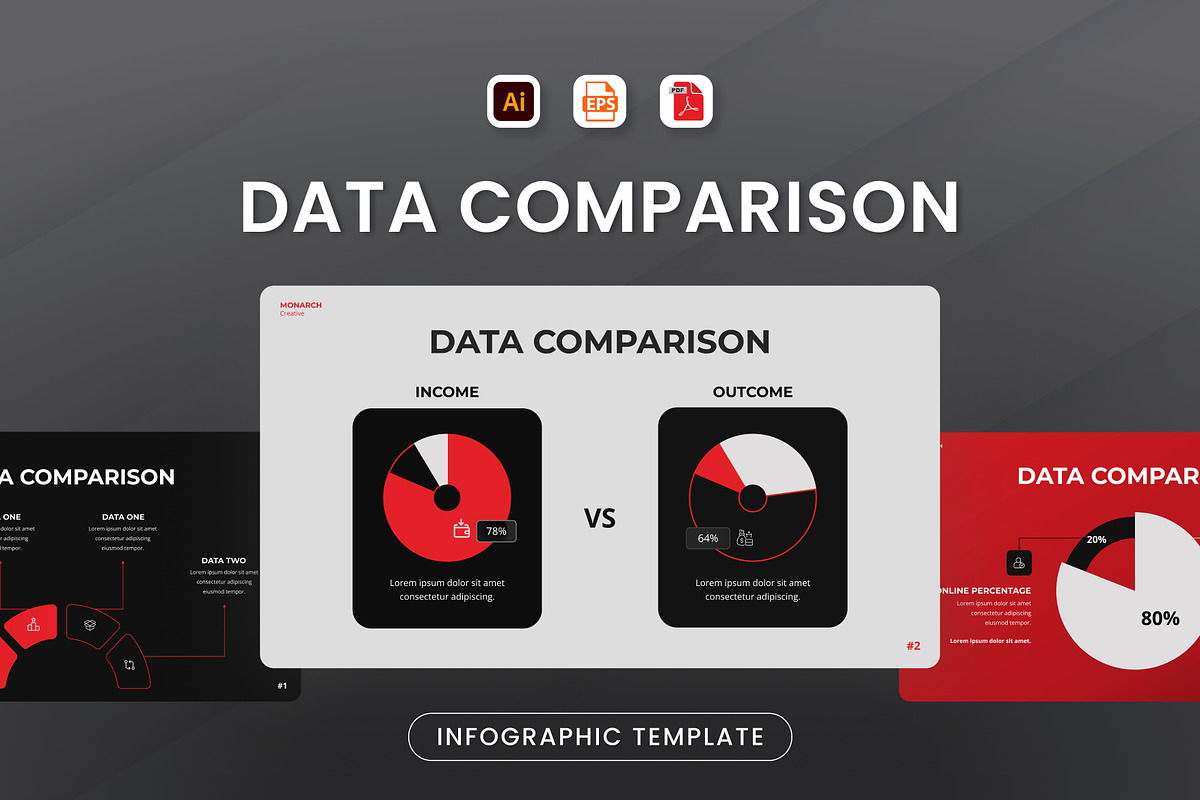Data Comparison, a Presentation Template by Antstheme (Photo 1 of 3)