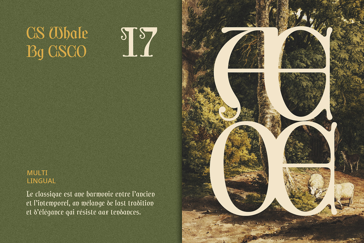 CS Whale – Gothic Uncial Font, a Blackletter Font by Craft Supply Co. (Photo 6 of 8)