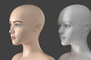 Stylized Female 01 T-Pose Base Mesh, a Characters & Person 3D Model by VK Studio (Thumbnail 18 of 28)