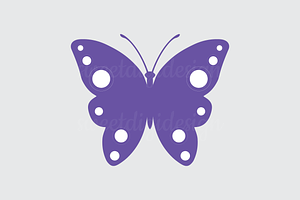 Butterfly Colored Clip Art