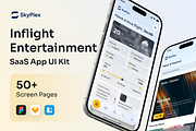 SkyPlex - Inflight Entertain SAAS, an UI Kit Template by Agensip Design Agency (Thumbnail 1 of 10)