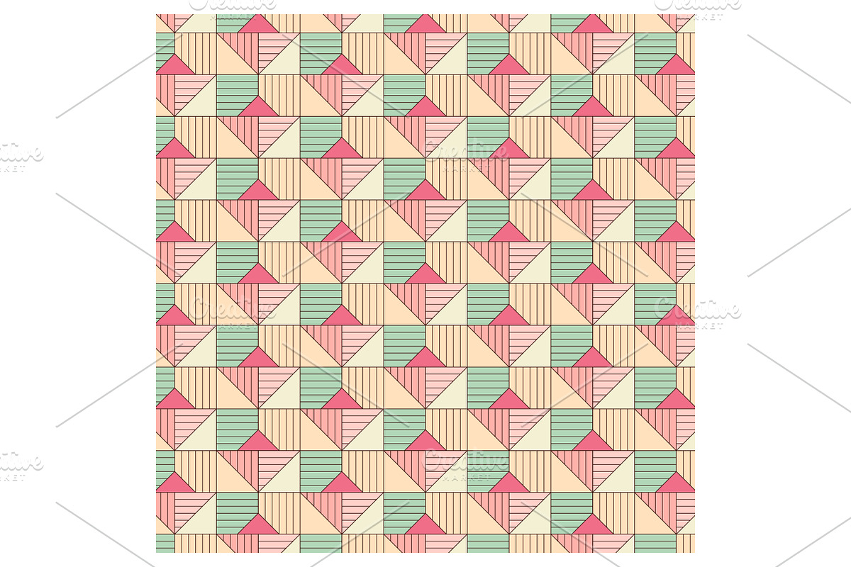 Geometric Seamless Patterns, a Pattern Graphic by Creative Backgrounds (Photo 4 of 7)
