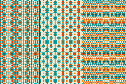 Blue Orange Southwestern Patterns, a Pattern Graphic by Melissa Held Designs (Thumbnail 2 of 4)