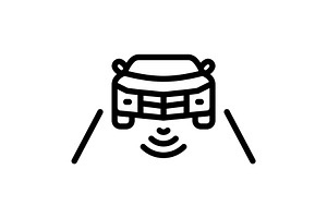 Acc transportation black icon, an Outline Icon by Creative priyanka