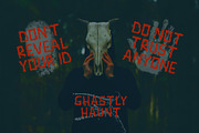Ghastly Haunt - Unique Spooky Font, a Font by Azcreative Studio (Thumbnail 2 of 6)