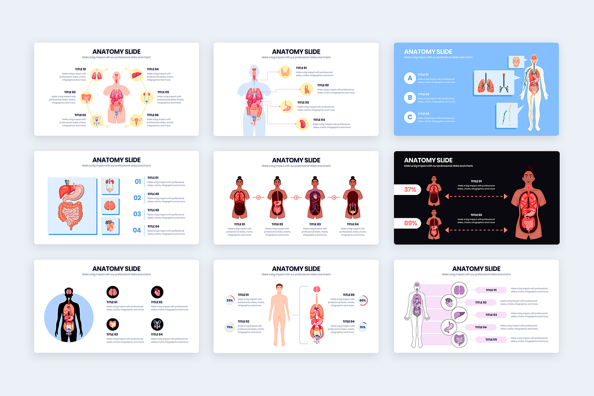 Anatomy Powerpoint Template Slides, a Presentation Template by Slidesmash