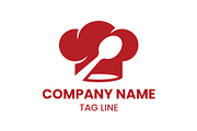 Chef Hat and Spoon Logo Template, a Branding & Logo Template by MadeByShahbaz (Thumbnail 1 of 3)