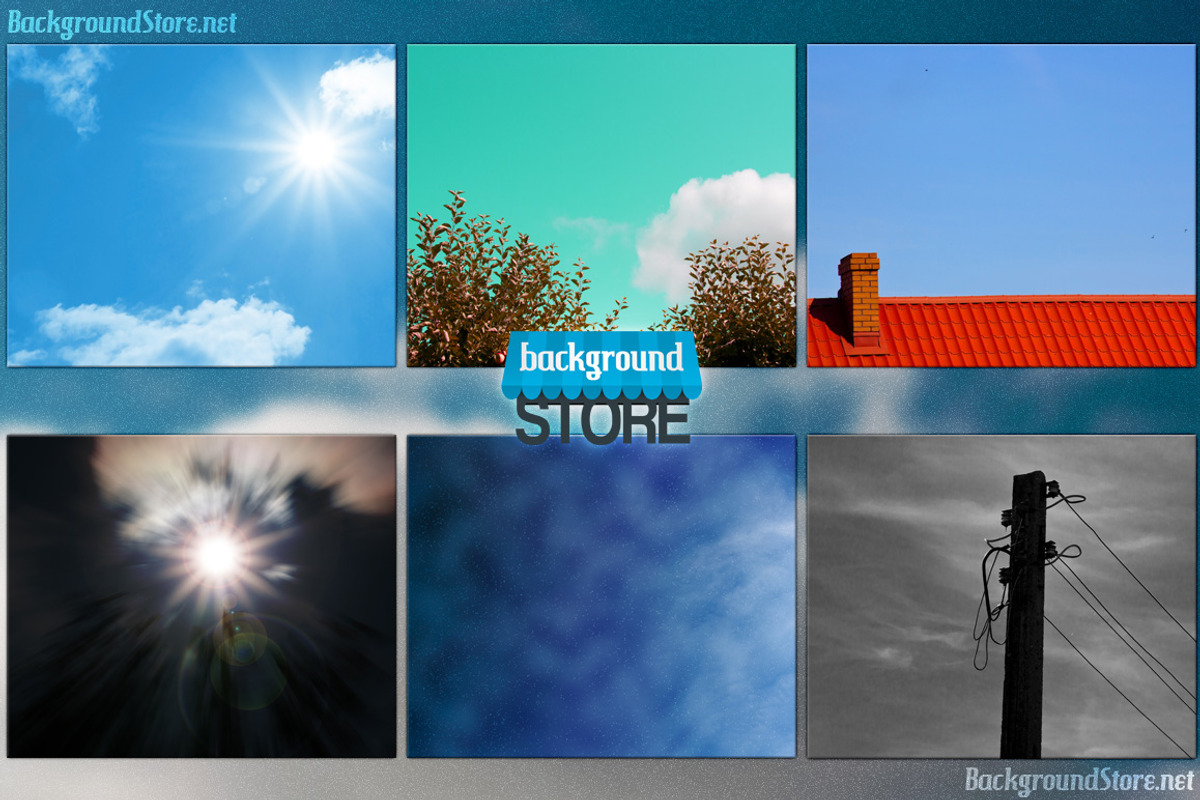 Sky Backgrounds Bundle preview 4