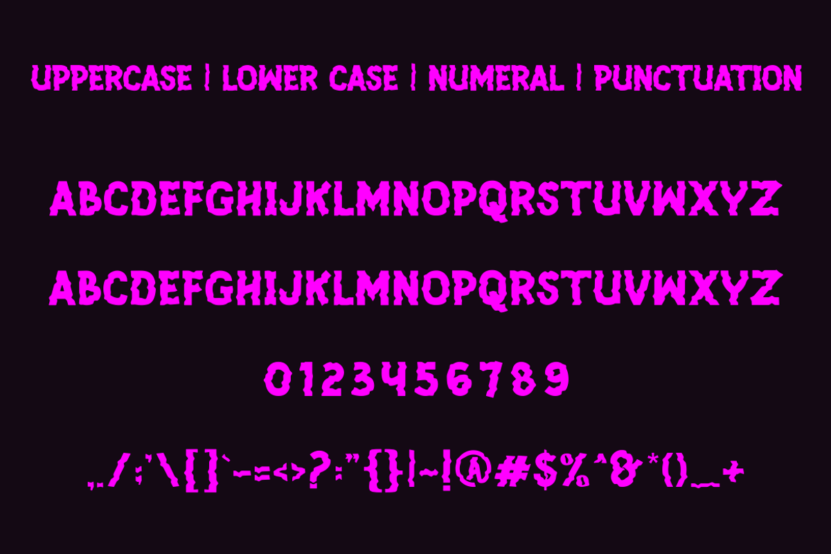 HALLOMEN VIBES, a Sans Serif Font by Viswal Studio (Photo 2 of 5)