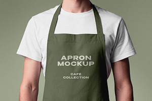 Cotton Apron Mockup, a Household Mockup by Design Squad