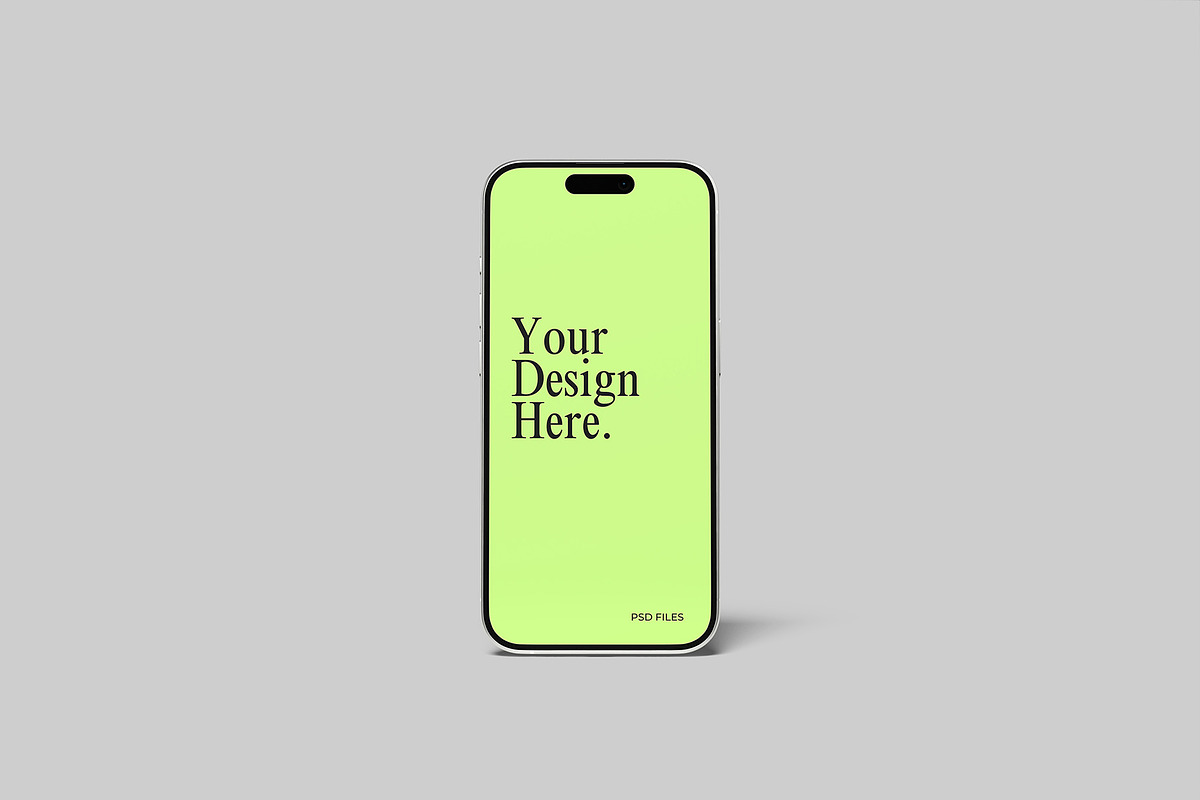 iPhone 16 Pro Mockup, an iPhone Mockup by Graphiculon (Photo 6 of 11)