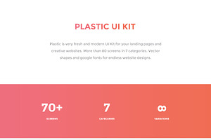 Plastic UI Kit