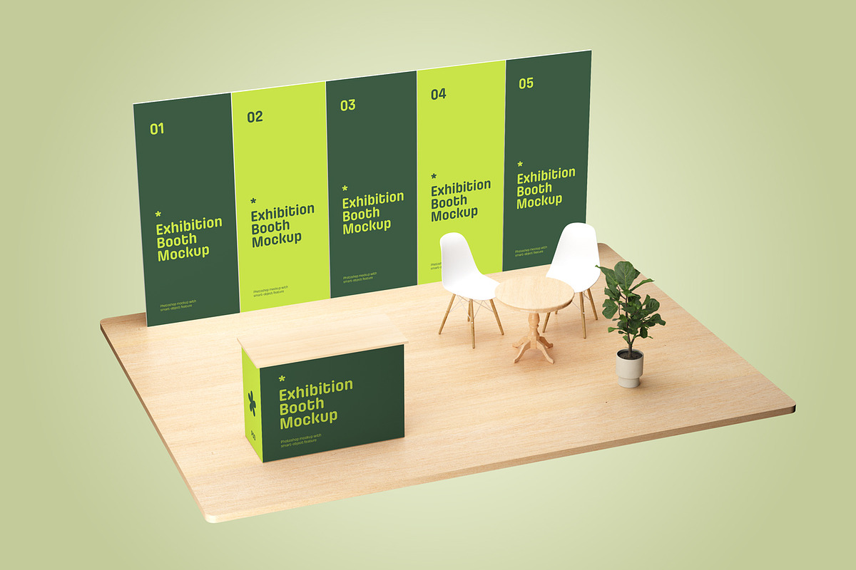 Exhibition Booth Mockups, a Mockup by artimasa (Photo 3 of 4)