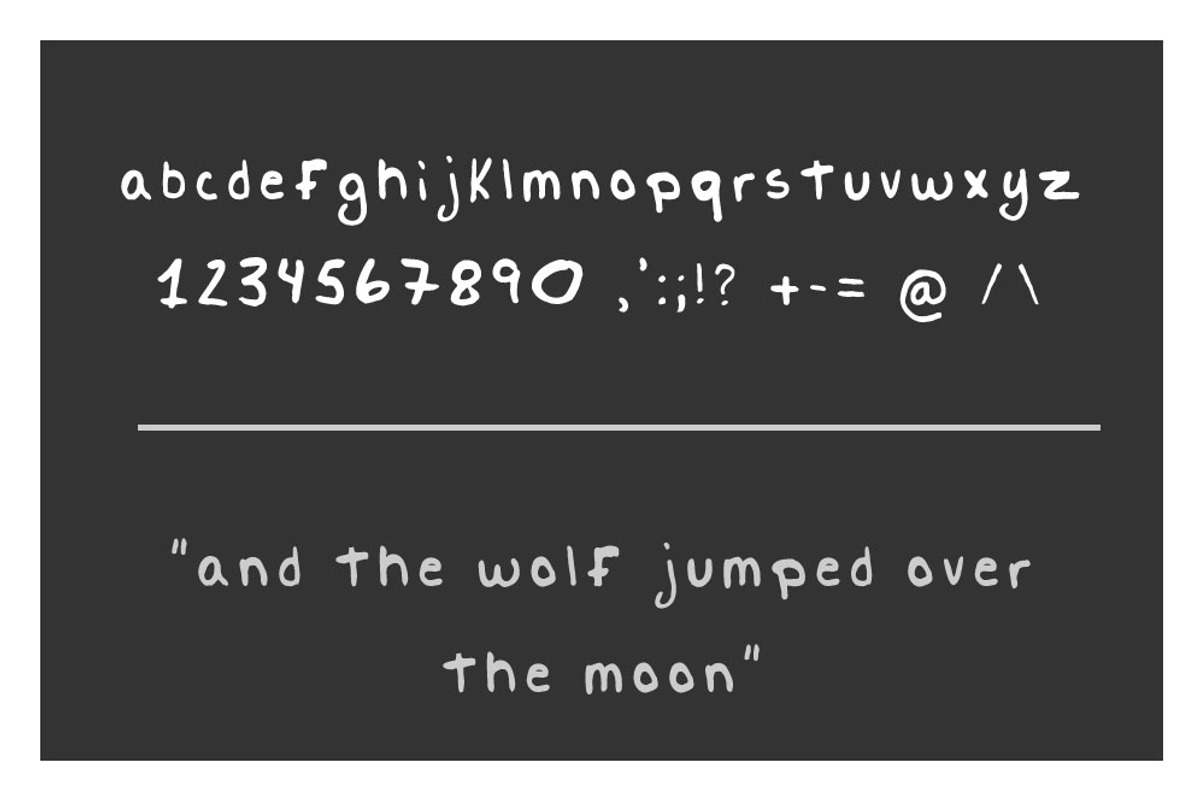 Handmade font - Childish Fun preview 2