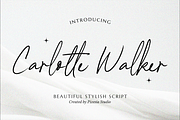 Carlotte Walker Script Business Font, a Handwritten Font by Pixesia Studio (Thumbnail 1 of 10)