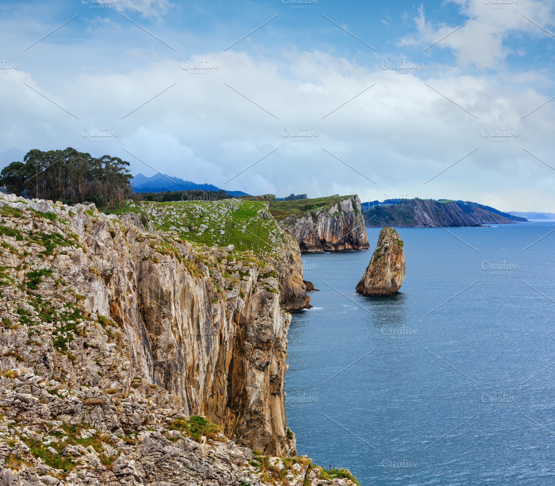 Bay of Biscay rocky coast, Spain., a Nature Photo by YuriyB